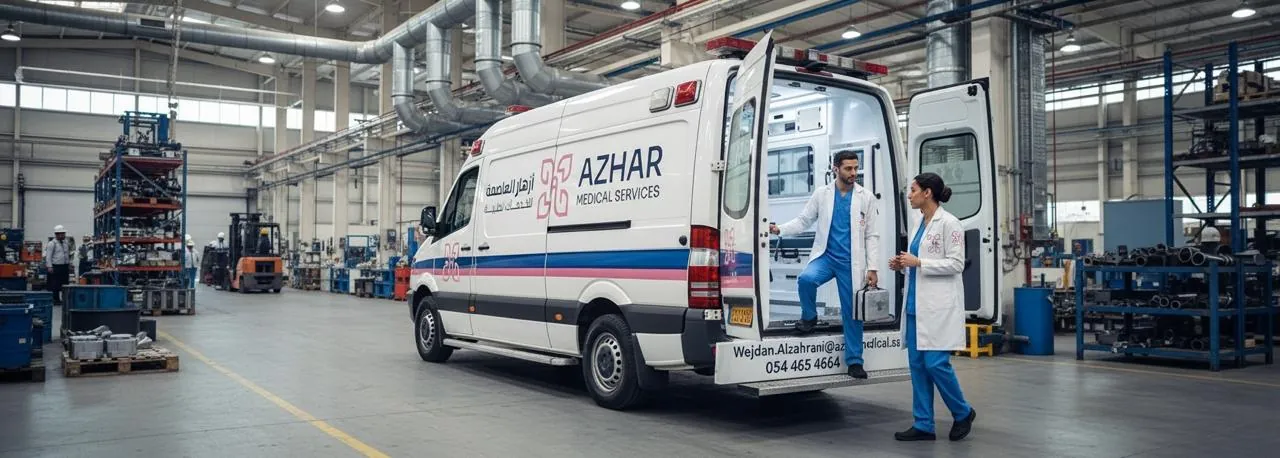 Azhar EMS team and fleet