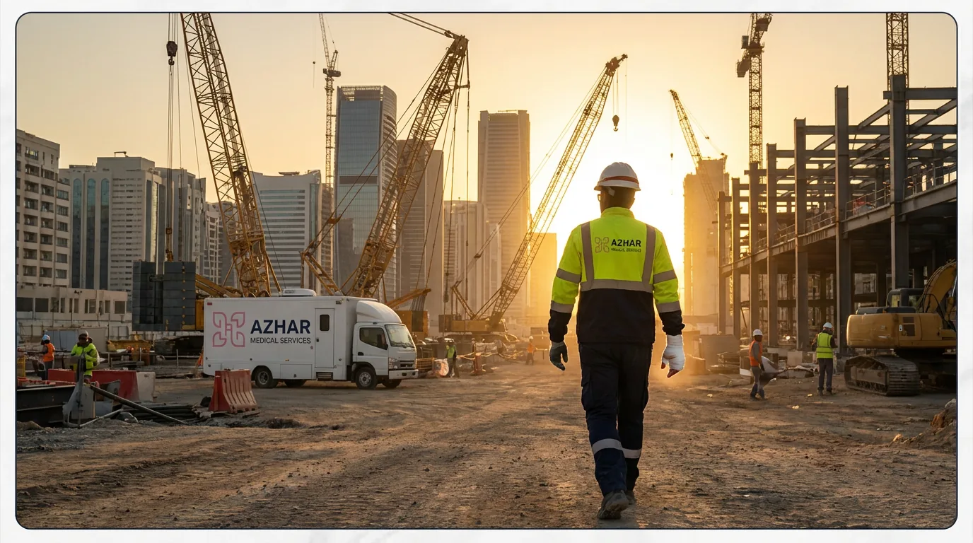 Azhar operations at NEOM construction site